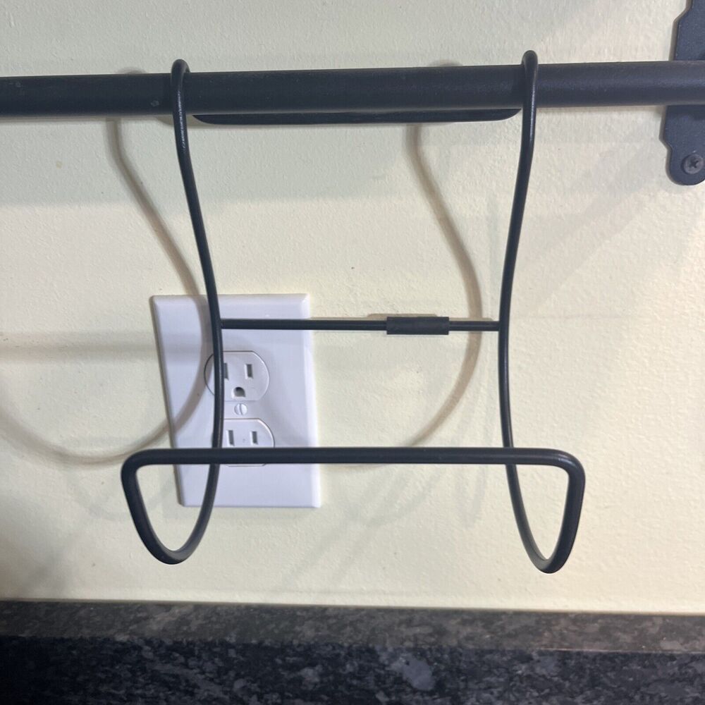 Ikea Hultarp Paper Towel Holder Black P/N 604.444.38 NEW